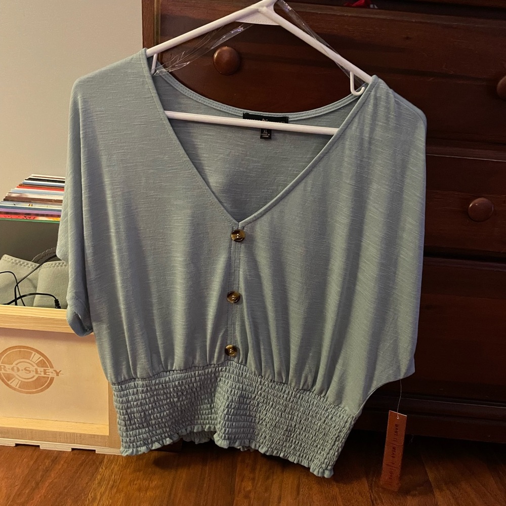 NWT blue top